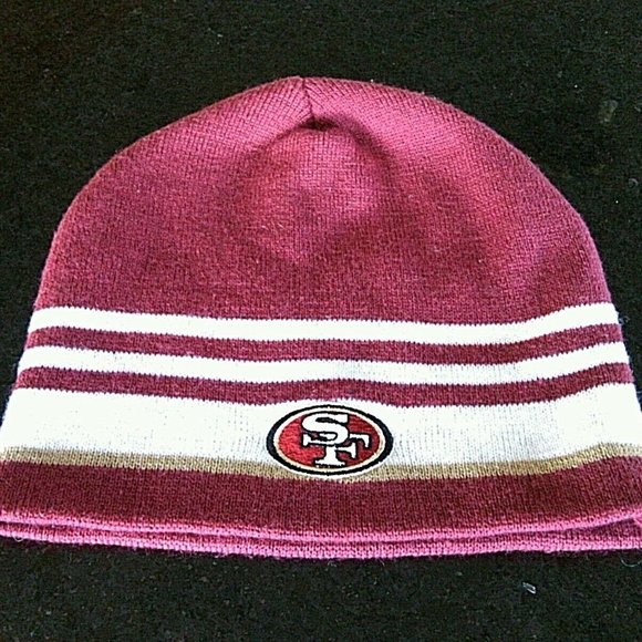 NFL San Francisco 49ers Hat Beanie Size Youth Toque Christmas Stockings Stuffer - Picture 3 of 8